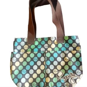 Vintage Roxy embroidered logo bag with front pockets